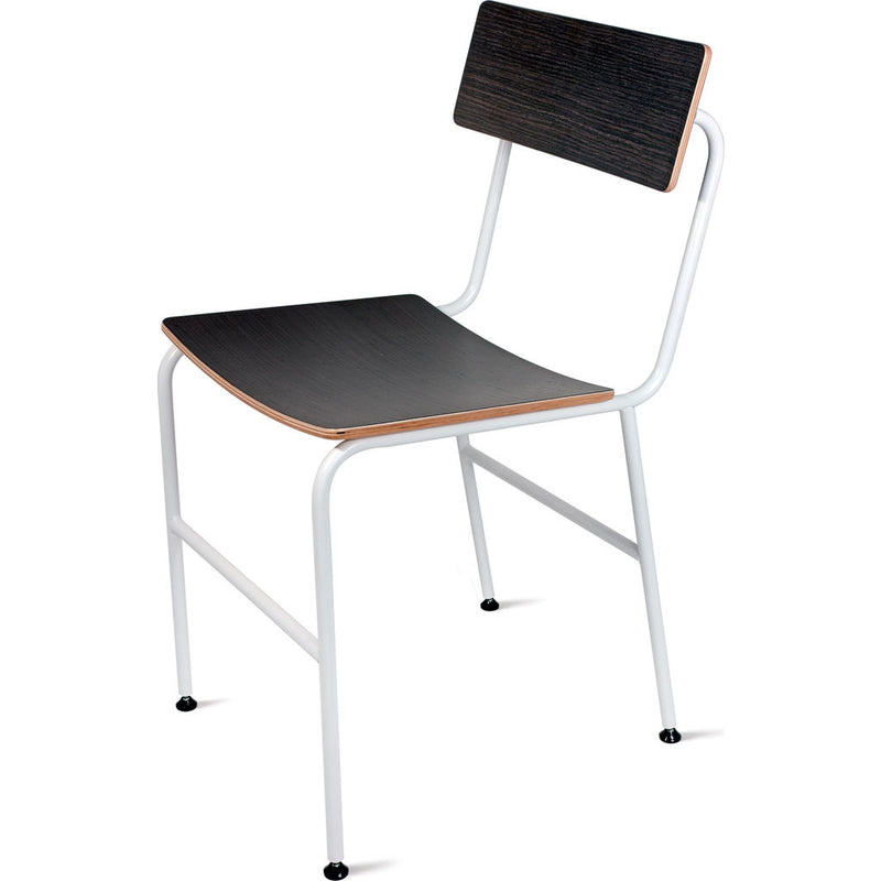 Atipico Nota Desk Chair | Signal White/Walnut Burl 9065