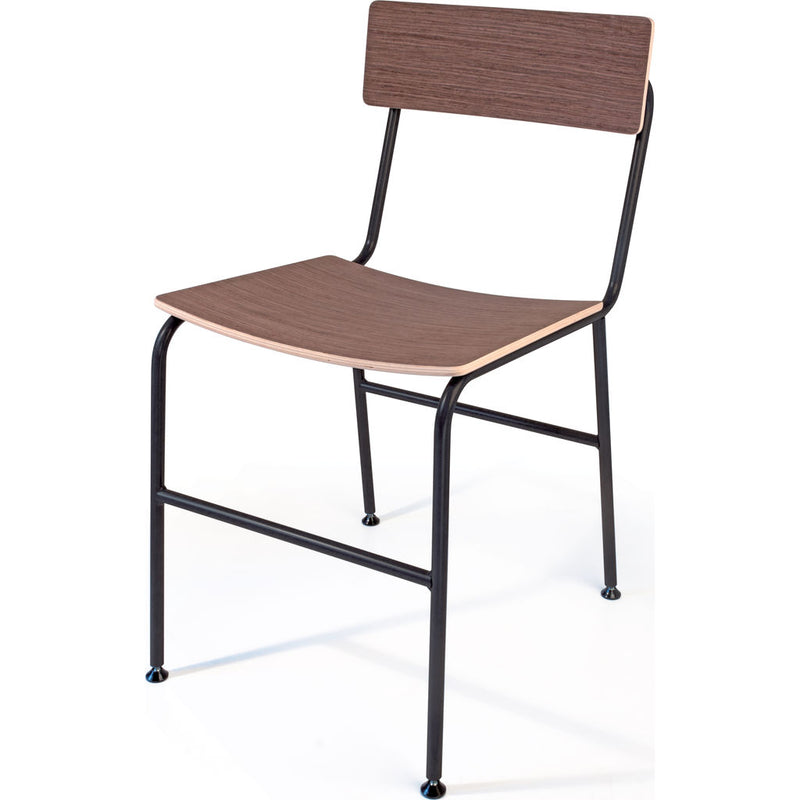 Atipico Nota Desk Chair | Jet Black/Walnut Burl 9066