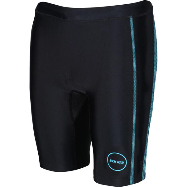 Zone3 Women's Activate Tri Shorts | Black/Turquoise