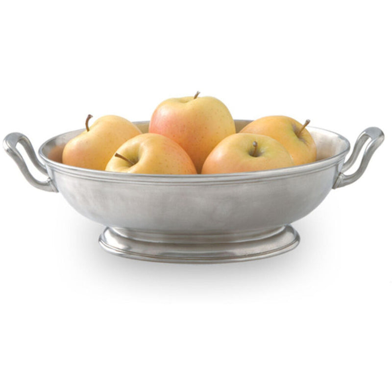 Match Footed Oval Bowl with Handles | Medium