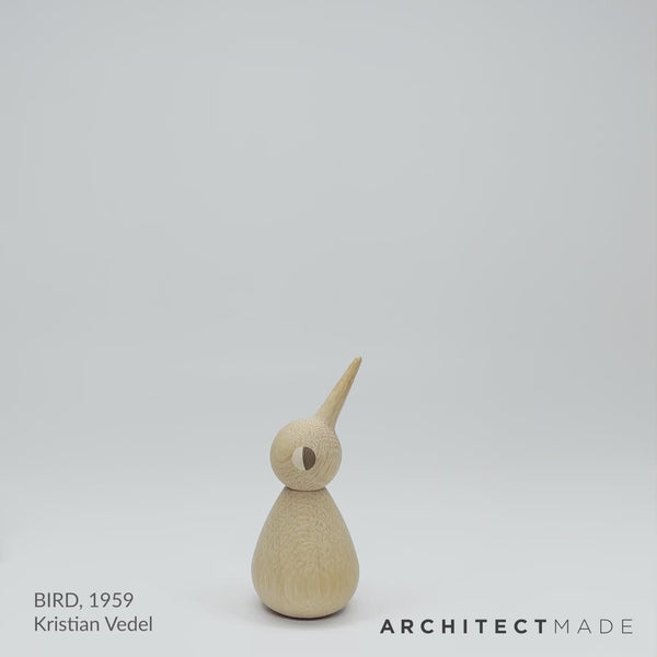 Architectmade Large  Wooden Bird | Natural