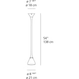 Artemide Pipe Suspension LED Light | 28W 2700K 90CRI DIM 2-WIRE UNV