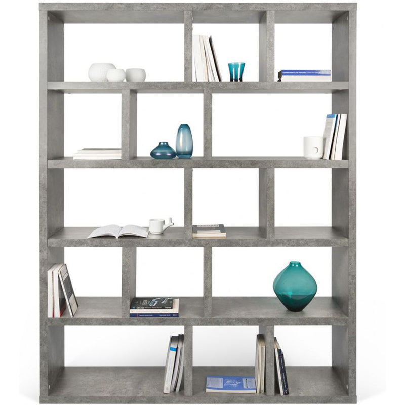 TemaHome Berlin 5 Level Bookcase 150 Cm | Concrete Look 9500.320309