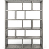 TemaHome Berlin 5 Level Bookcase 150 Cm | Concrete Look 9500.320309
