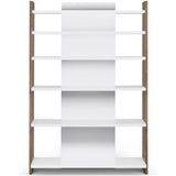 TemaHome Niko Shelving Unit | Walnut / Pure White 9500.321627