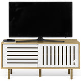 TemaHome Dann Stripes Tv Table | Pure White 9003.402579