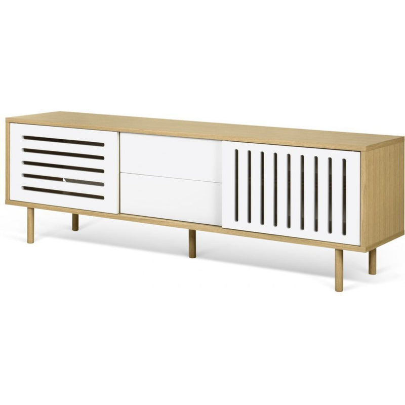 TemaHome Dann Stripes 201 Sideboard | Pure White 9500.402609