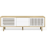 TemaHome Dann Stripes 201 Sideboard | Pure White 9500.402609