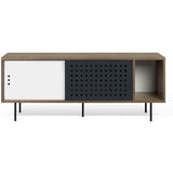 TemaHome Dann Dots Sideboard | Walnut / Metallic White & Anthracite 9500.40263