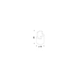 Danese Milano Paros Sculptural H Vase | White Veined Calcutta Marble