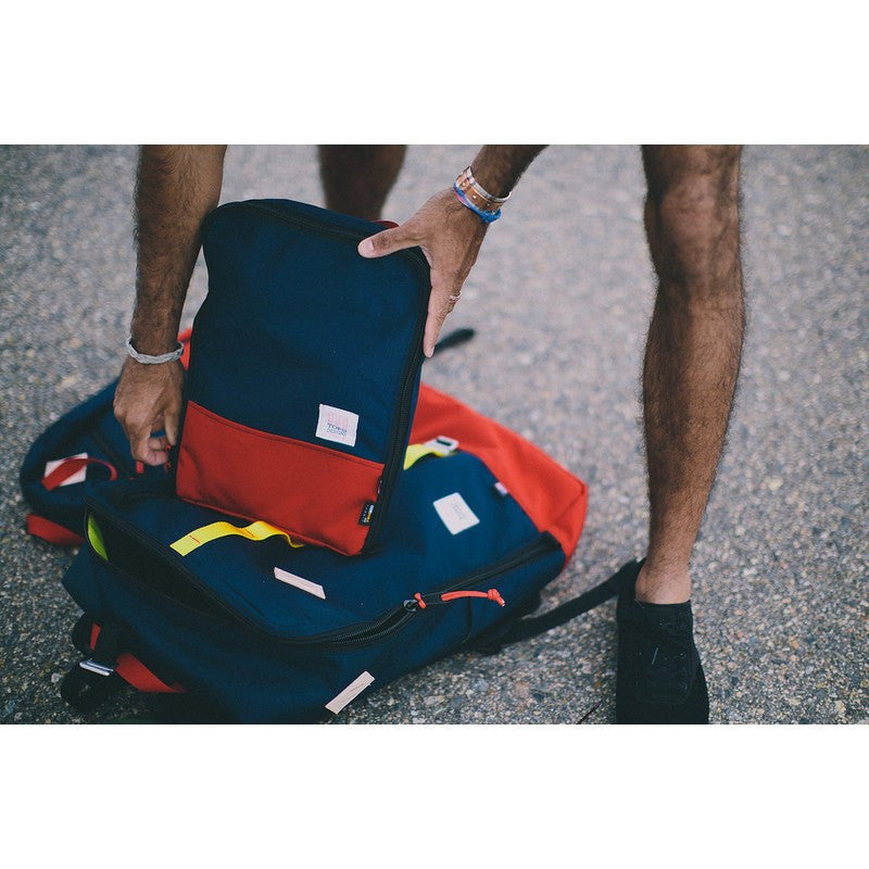Topo Designs Travel Bag Backpack | Red/Navy