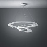 Artemide Pirce Suspension LED Light | 28W 2700K DIM 2-WIRE White EXT 19FT