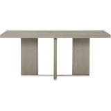 Sonder Living Calvin Cross 72" Dining Table | Grey Oak