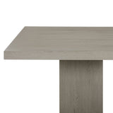 Sonder Living Calvin Cross 72" Dining Table | Grey Oak