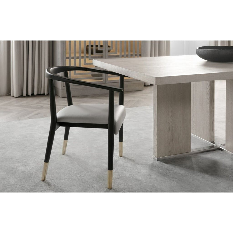 Sonder Living Calvin Cross 72" Dining Table | Grey Oak