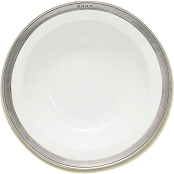 Match Convivio Round Serving Bowl, Small | White