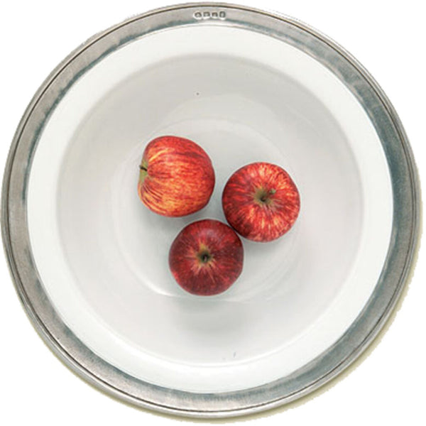 Match Convivio Round Serving Bowl, Small | White