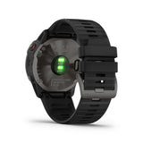 Garmin Fenix 6X Sapphire GPS Watch Carbon Gray DLC - Black Band, 010-02157-10