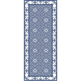 Beija Flor Armenian Floor Mat | Blue