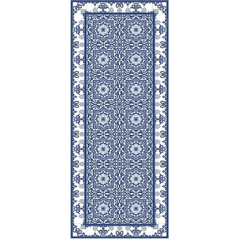 Beija Flor Armenian Floor Mat | Blue