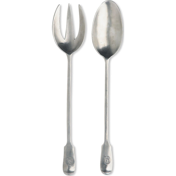 Match Antique Serving Fork & Spoon