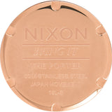 Nixon Porter Leather Men's Watch | All Rose Gold / Black