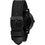 Nixon Porter Leather Men's Watch | All Black / Rose Gold