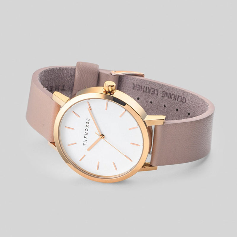 The Horse Original Polished Rose Gold Watch | Blush ST0123-A14