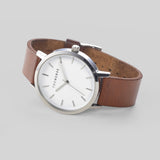 The Horse Original Polished Steel Watch | Tan ST0123-A3