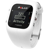 Polar A300 Fitness & Activity Tracker Watch HR | White