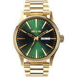 Nixon Sentry SS Men's Watch | Gold / Green