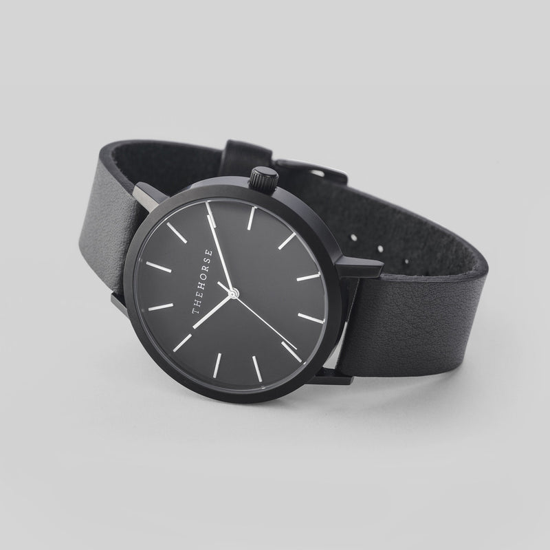 The Horse Original Matte Black Watch | Black ST0123-A6