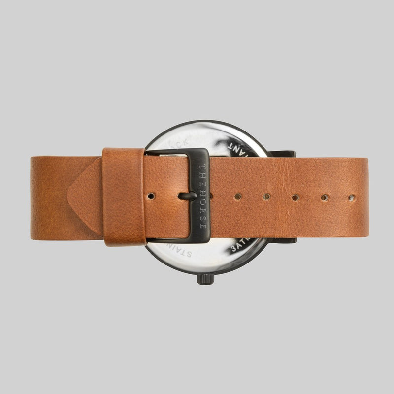 The Horse Original Matte Black Watch | Walnut ST0123-A9