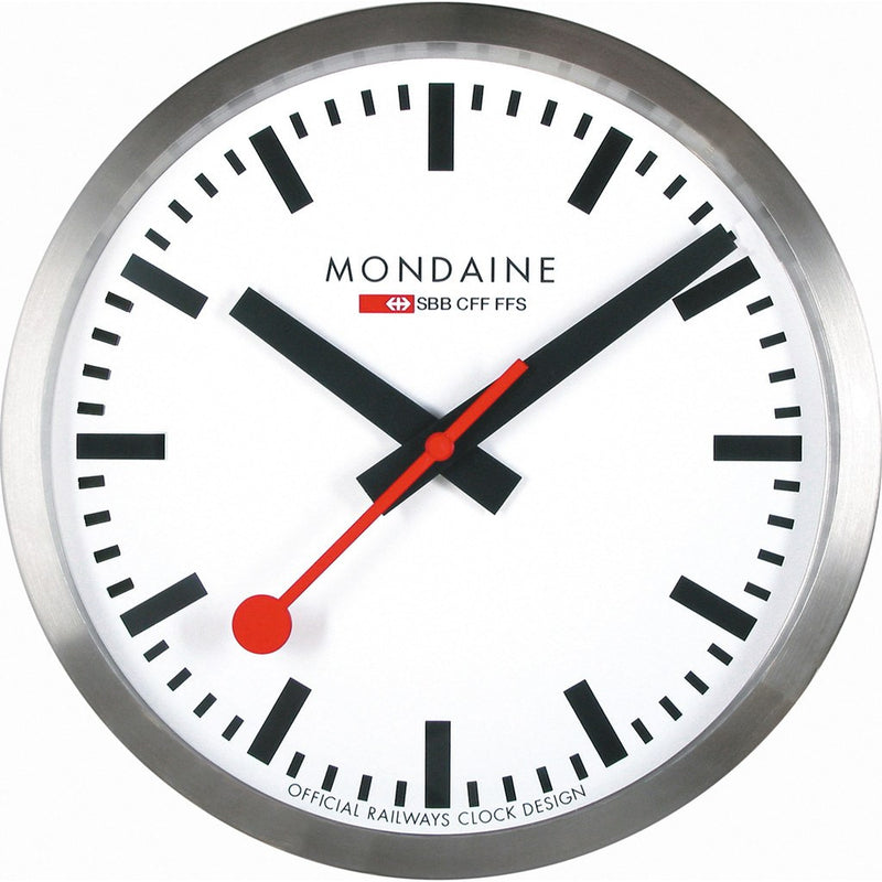 Mondaine Wall Clock | Silver A990.CLOCK.16SBB