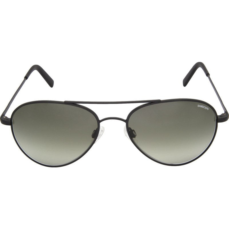 Randolph Engineering Coronado Matte Black Sunglasses | Green Gradient Nylon Skull 57MM AA72401-2-NY