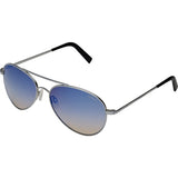 Randolph Engineering Coronado Matte Chrome Sunglasses | Oasis Metallic Nylon AR Skull 57MM AA74406-2-NY