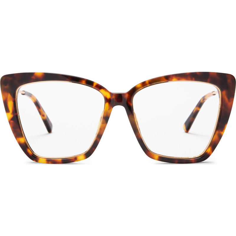 DIFF Eyewear Becky IV Blue Light Glasses | Amber Tortoise