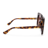 Diff Eyewear Sasha Sunglasses | Amber Tortoise + Brown Gradient