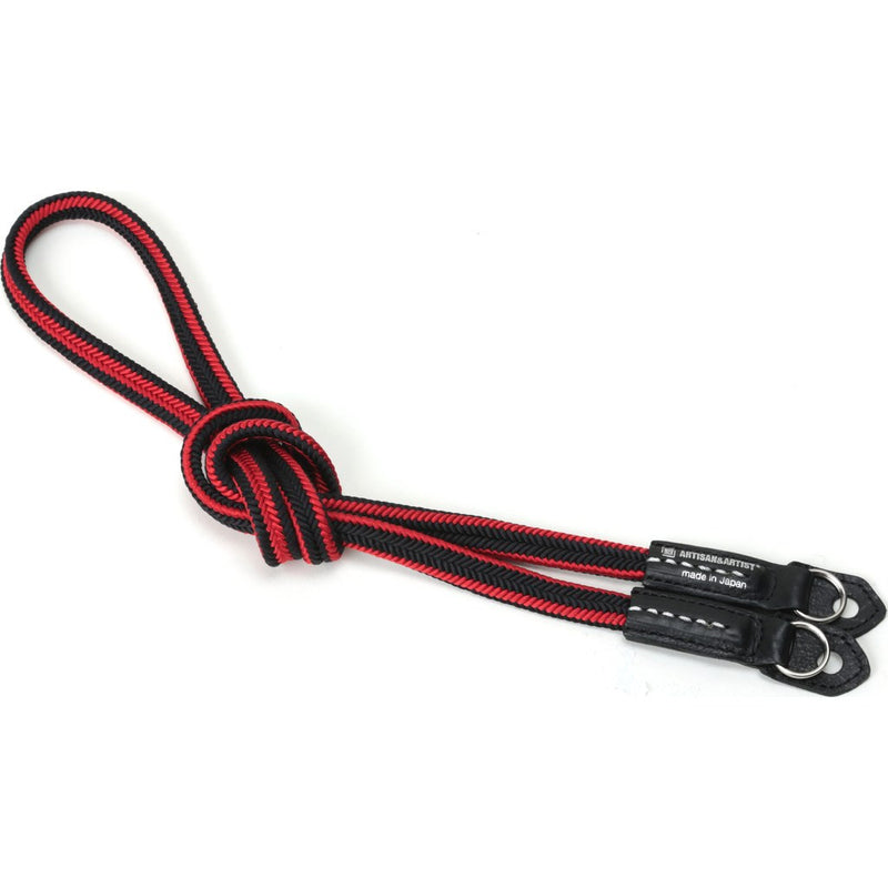 Artisan&Artist Silk Camera Strap | Black/Red ACAM 310N BKRE