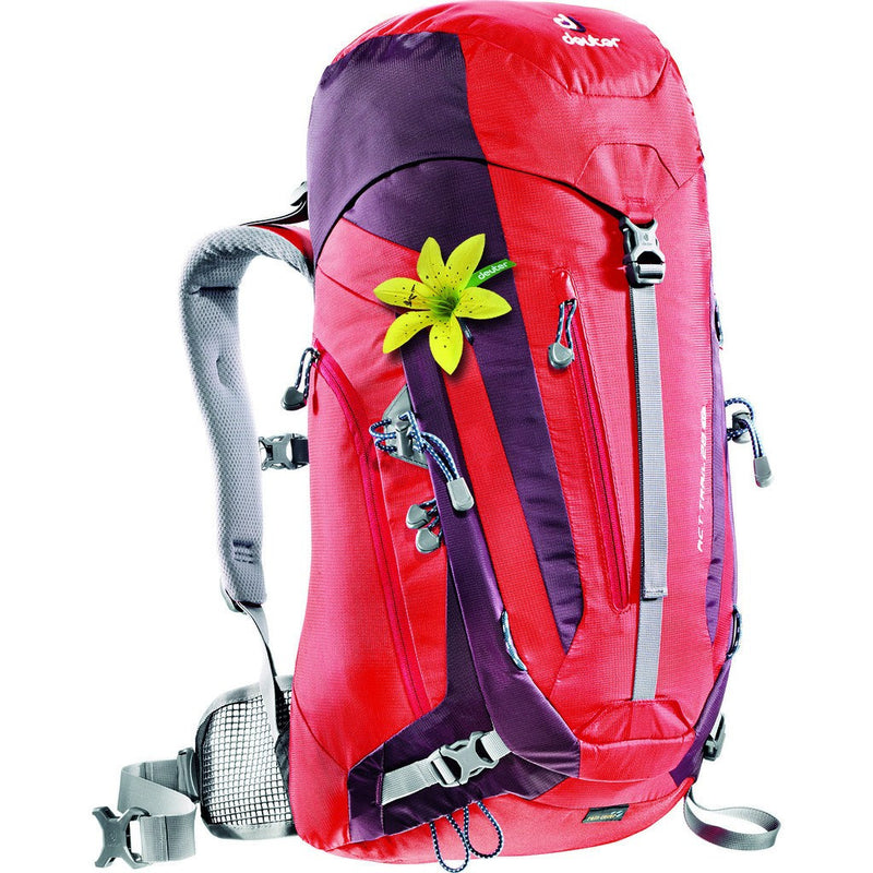 deuter act trail 28 sl women's backpack Deuter ACT Trail 28L SL Women's Hiking Backpack Fire/Aubergine – Sportique