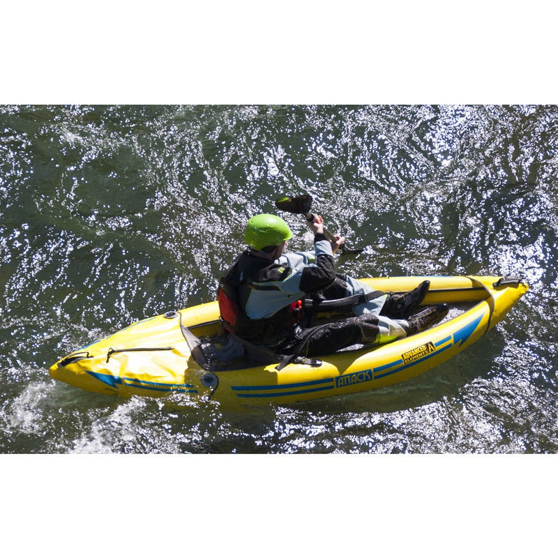 Advanced Elements Attack - Whitewater Kayak | Yellow/Blue AE1050-Y