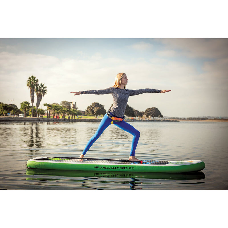 Advanced Elements Lotus Inflatable Yoga Standup Paddle Board w/ Pump & Paddle