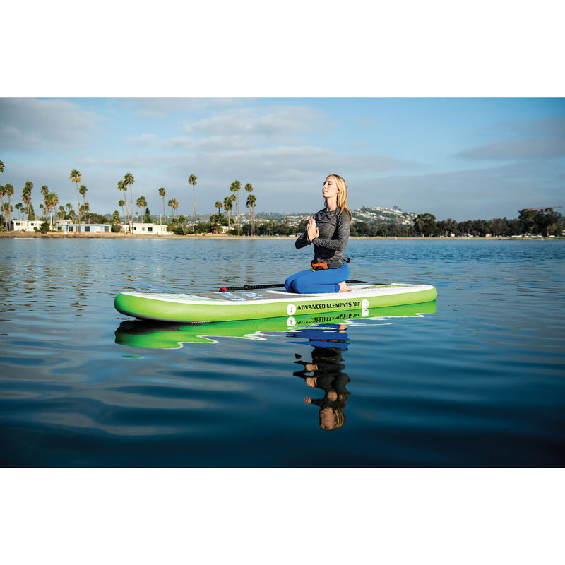 Advanced Elements Lotus Inflatable Yoga Standup Paddle Board w/ Pump & Paddle