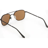 Randolph Engineering Aviator Matte Black Sunglasses | Tan Polarized Skull AR
