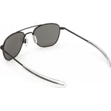Randolph Engineering Aviator Matte Black Sunglasses | Gray Polarized Bayonet AR