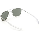 Randolph Engineering Aviator Matte Chrome Sunglasses | AGX Bayonet AR