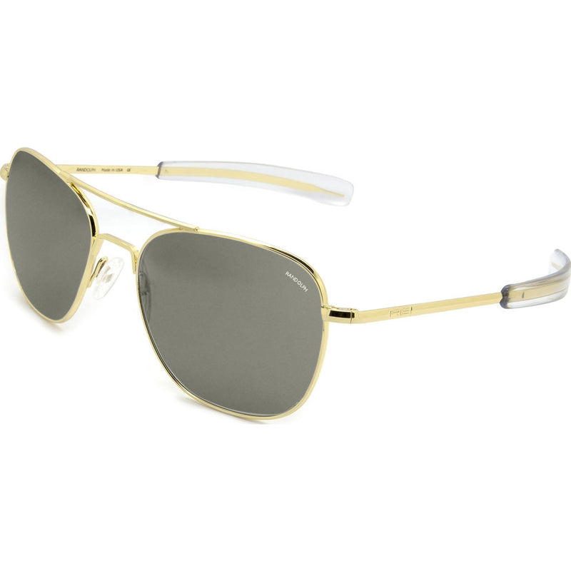 Randolph Engineering Aviator 23K Gold Sunglasses | Gray Bayonet AR