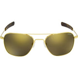 Randolph Engineering Aviator 23K Gold Sunglasses | Gold Flash Mirror Polarized Glass Bayonet 55MM AF51676