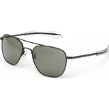 Randolph Engineering Aviator Matte Black Sunglasses | AGX Green Bayonet