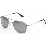Randolph Engineering Aviator Bright Chrome Sunglasses | Gray Flash Mirror Glass Skull 55MM AF53463